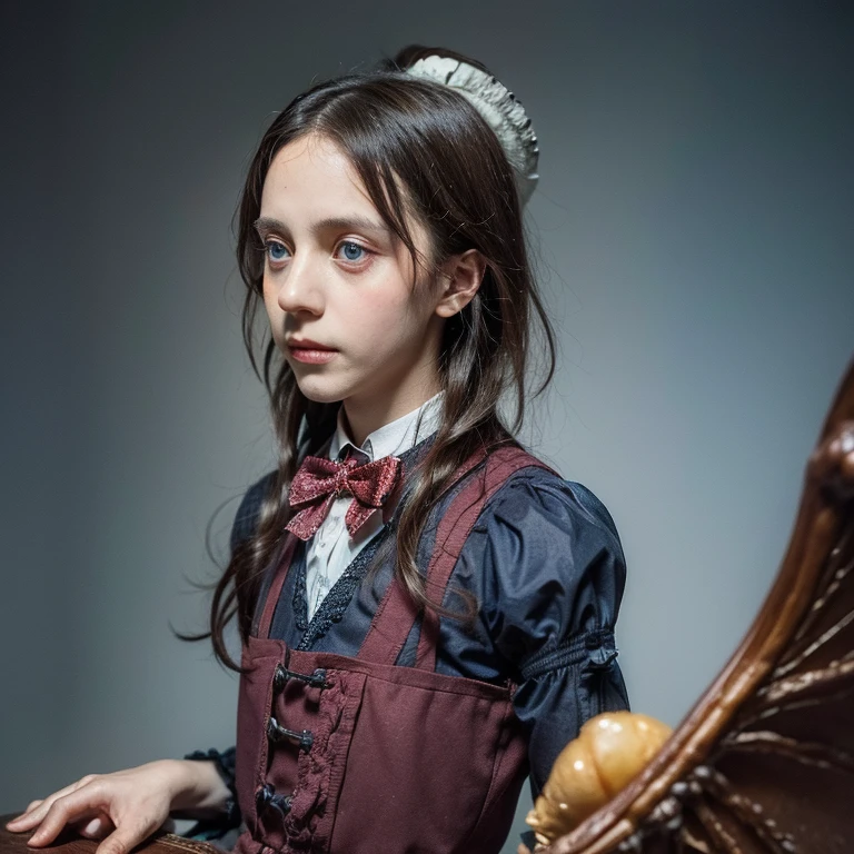 (portrait, lewis carroll as jabberwock:1.5)