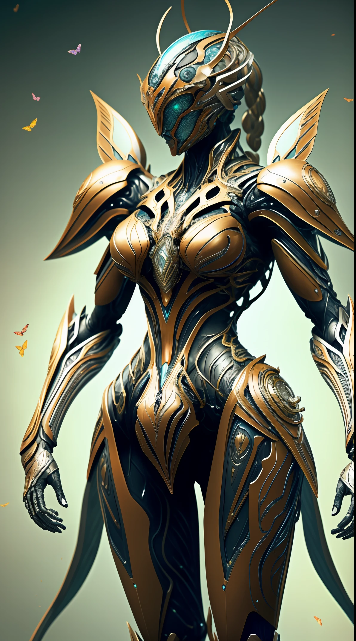 woman in armor, (Super large breasts), super strong, science fiction, humanoid based on butterflies and Kamen Rider, butterfly shell, compound eyes, biochemical appearance, blood vessels and muscles visible between joints, intricate details, fighting poses