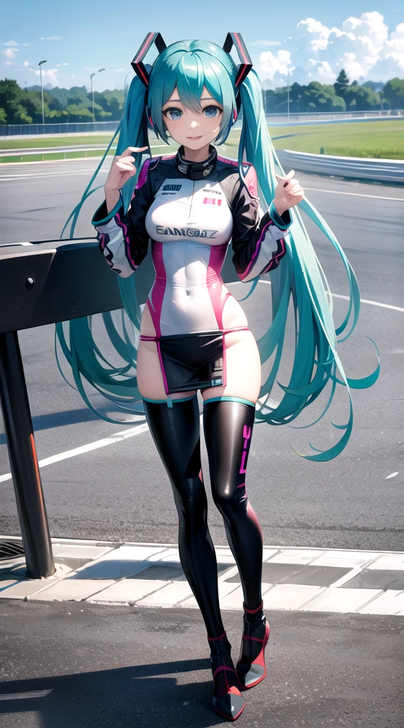 (muscular:1.6), (thick thighs:1.6),
(d.va:1.2), (big smile:1.6), long brown hair, blunt bangs,
eyeshadow, red lips, earrings,
(small breasts:1.5),
(full bodysuit:1.5),
looking at viewer, three quarter view, cropped knees,
rim lighting, two tone lighting, dim lighting, bokeh, detailed skin, detailed eyes