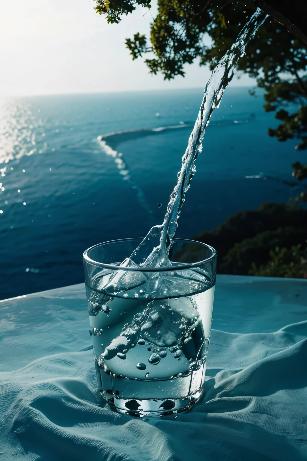Water in a sea