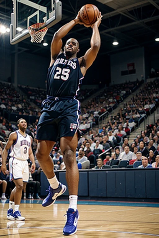 Shaq playing basketball