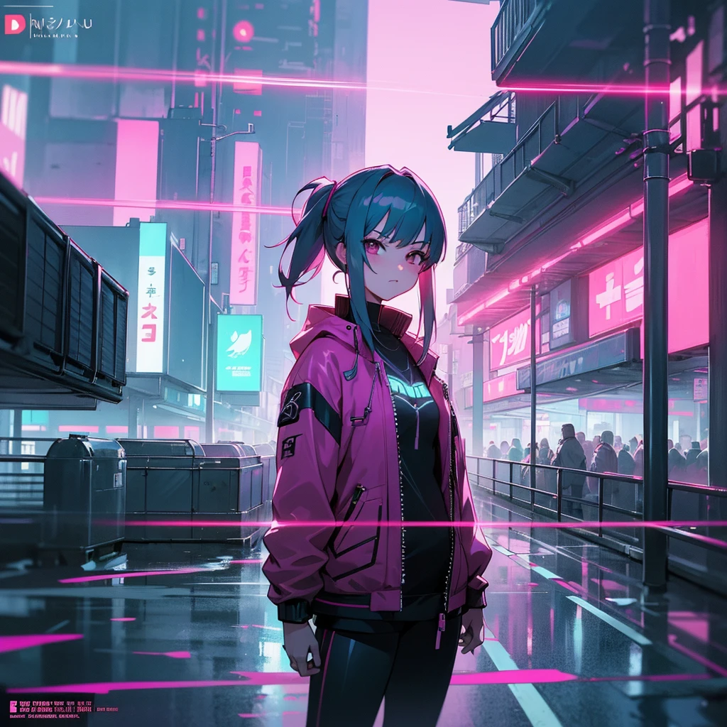 Anime girl in the city with neon lights and crowds, digital cyberpunk anime art, Anime style 4k, digitl cyberpunk - anime art, anime cyberpunk art, cyberpunk anime art, Anime art wallpaper 8 K, Anime art wallpaper 4k, Anime art wallpaper 4k, 4k anime wallpapers, Anime wallpaper 4k, Anime wallpaper 4k