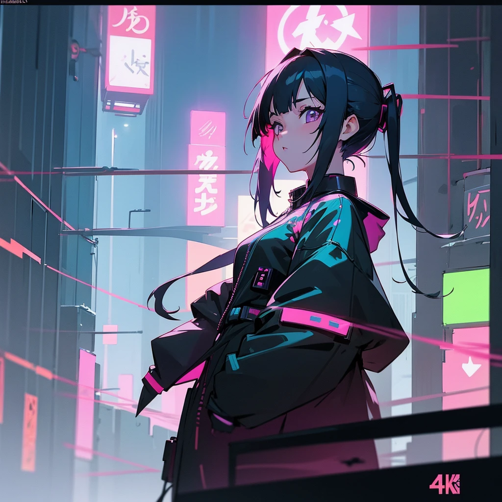 Anime girl in the city with neon lights and crowds, digital cyberpunk anime art, Anime style 4k, digitl cyberpunk - anime art, anime cyberpunk art, cyberpunk anime art, Anime art wallpaper 8 K, Anime art wallpaper 4k, Anime art wallpaper 4k, 4k anime wallpapers, Anime wallpaper 4k, Anime wallpaper 4k