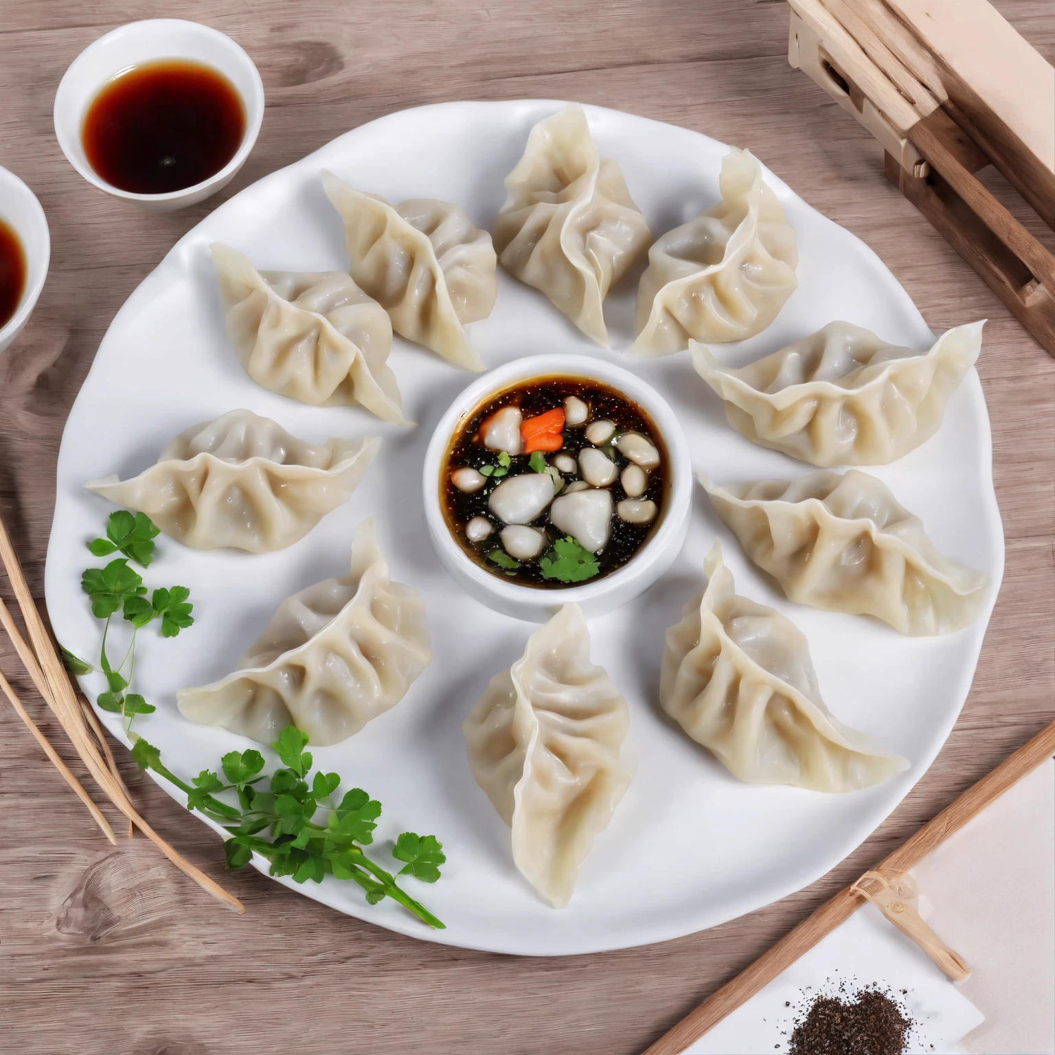 Advanced food factory,(droid),(A plate of dumplings, crescent:1.8),(Futuristic atmosphere),((droid,large tall,Silver metal body,Flashing blue LED light,Human-like dexterity)),precise,The Arm,Equipped with,precision tools,sensor,大trabalhado台,Crescent dumplingillings,skilled,放置Fillingast,precise的动作,Perfect foldackground with,conveyor belt,运输新鲜的Crescent dumplingillings,Get materials,放置包装好的Crescent dumplings,Large steamer,blueglow,蒸煮Crescent dumplinguturistic atmosphere,droid,trabalhado,highly efficient,factory wall,Display Data,schematics,Monitor production process,nooks,large screens,展示droid设计,trabalhado流程,Demonstrate technology,innovative,(best qualtiy,k hd,tmasterpiece,ultra - detailed,1.4x realism,UHD,Ultra-fine oil painting,Sharp focus,physically-based renderingt,extreme detail description,professinal,brightcolors)