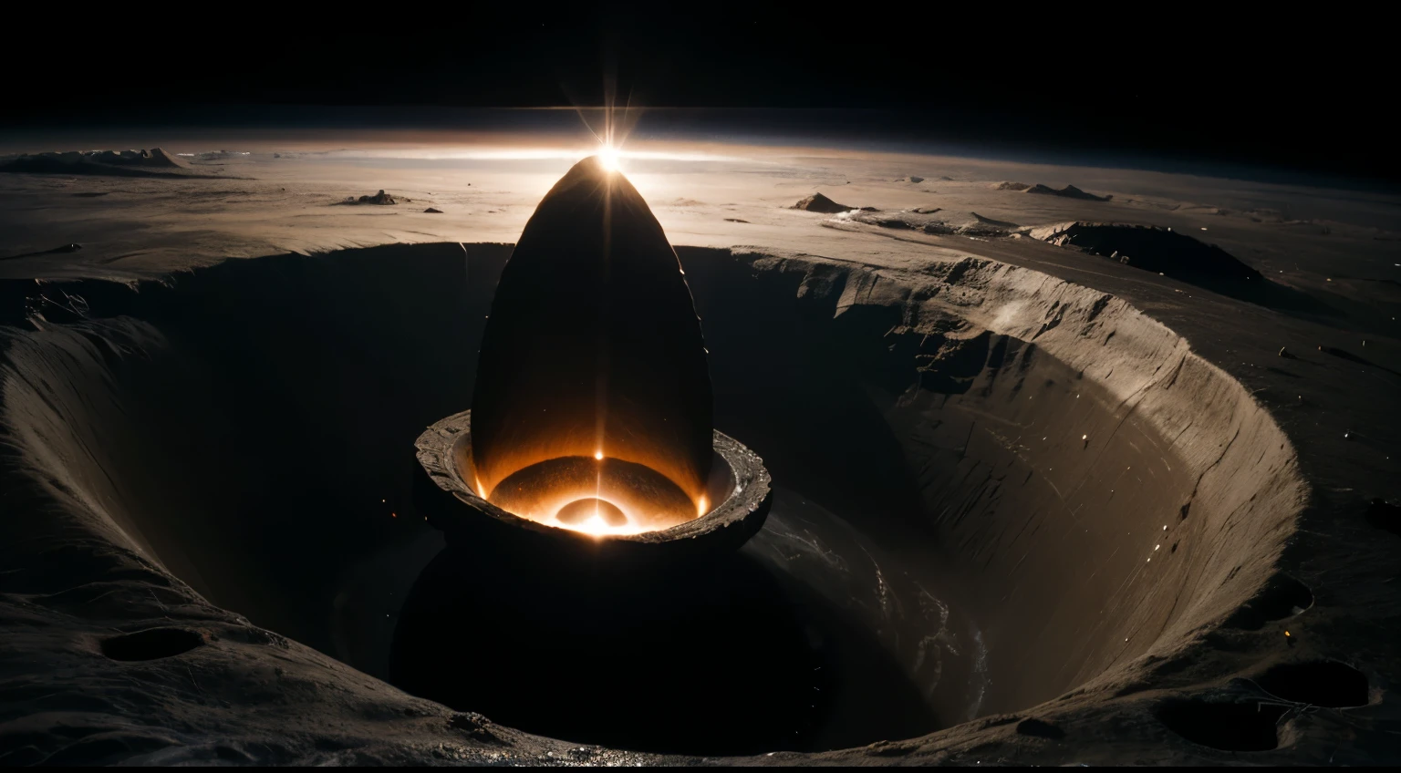 ((best quality)), ((masterpiece)), (detailed), black hole, star, sun being sucked in too black hole, deep space