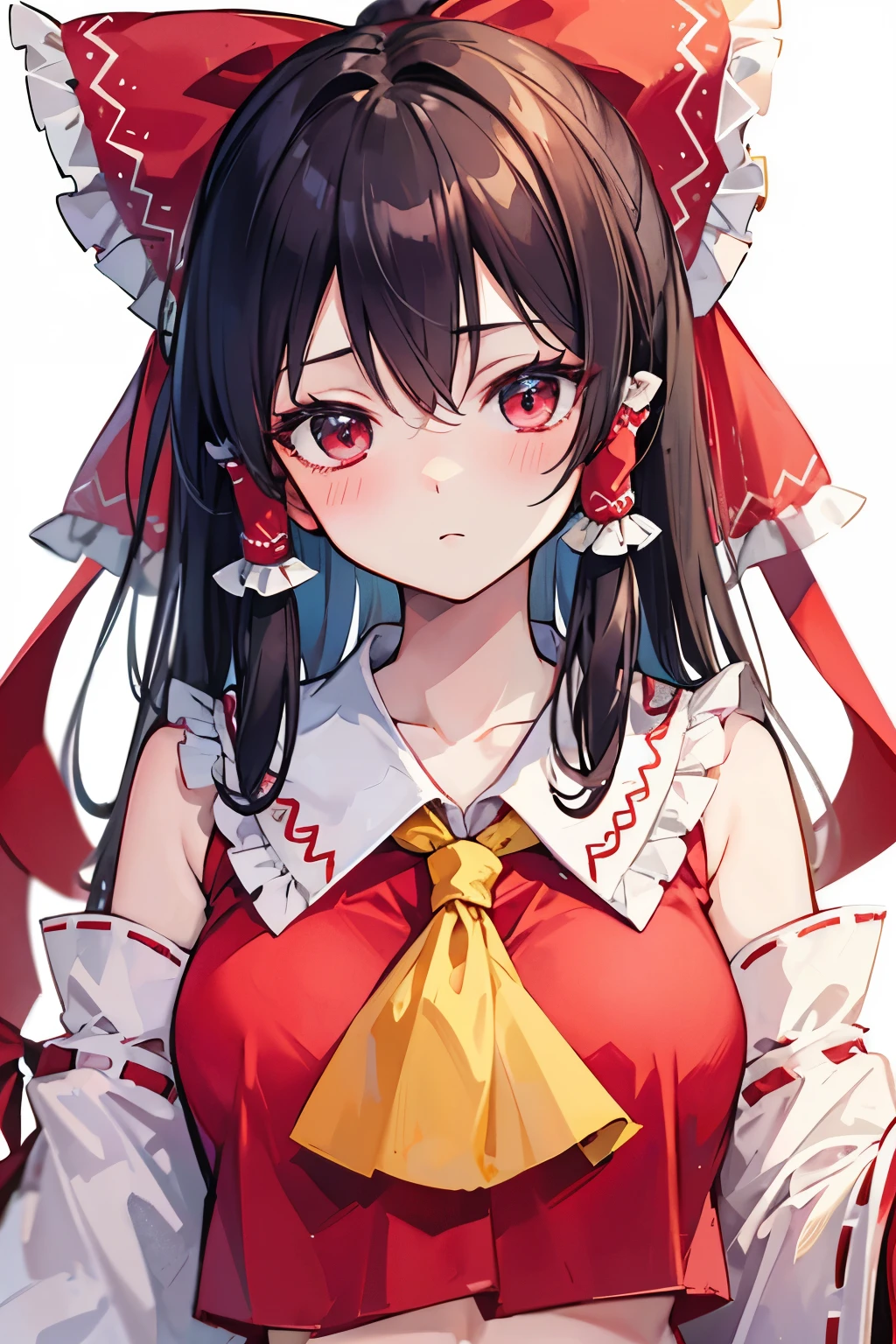 Hakurei Reimu,Touhou project, blush