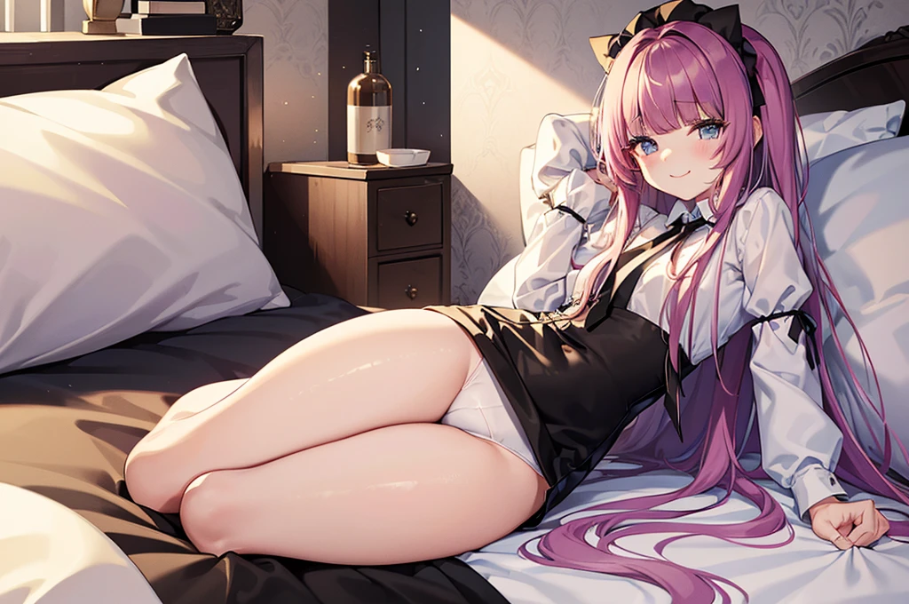 (tmasterpiece,Best quality at best), (Light and shadow for any pillow background)), 穿着the maid outfit的可爱女孩在枕头上摆姿势, the maid outfit,white colors,natural,, (face flushed),A smile,pillow head,(many pillows),soft pads,(Canopy bed),Soft pillow quotation,(damaged pillow),many pillows,(crotch rub),((Pillow hump)),(pillow head),(One tail),,(Pink pillows),(The love surrounding the protagonist),steams,(pillow head),(),(Luxury pillows),(Palace pillow pattern pillow),(palaces),(palaces卧室),(Gorgeous pattern pillow),Soft pillows,,(Classical European style bedroom ),(Excited,the shy,),Millinson,
