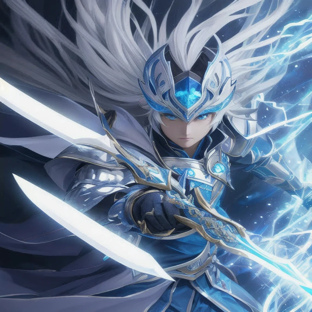 Close-up of a person holding a sword in a dark room, 2. 5 d cgi anime fantasy artwork, keqing from genshin impact, Zhao Yun, 8 k hd wallpaperjpeg artifact, 8k hd wallpaperjpeg artifact, Warrior of Light, Granblue Fantasy, cg artist, genshin impact character, Game CG, fanart best artstation