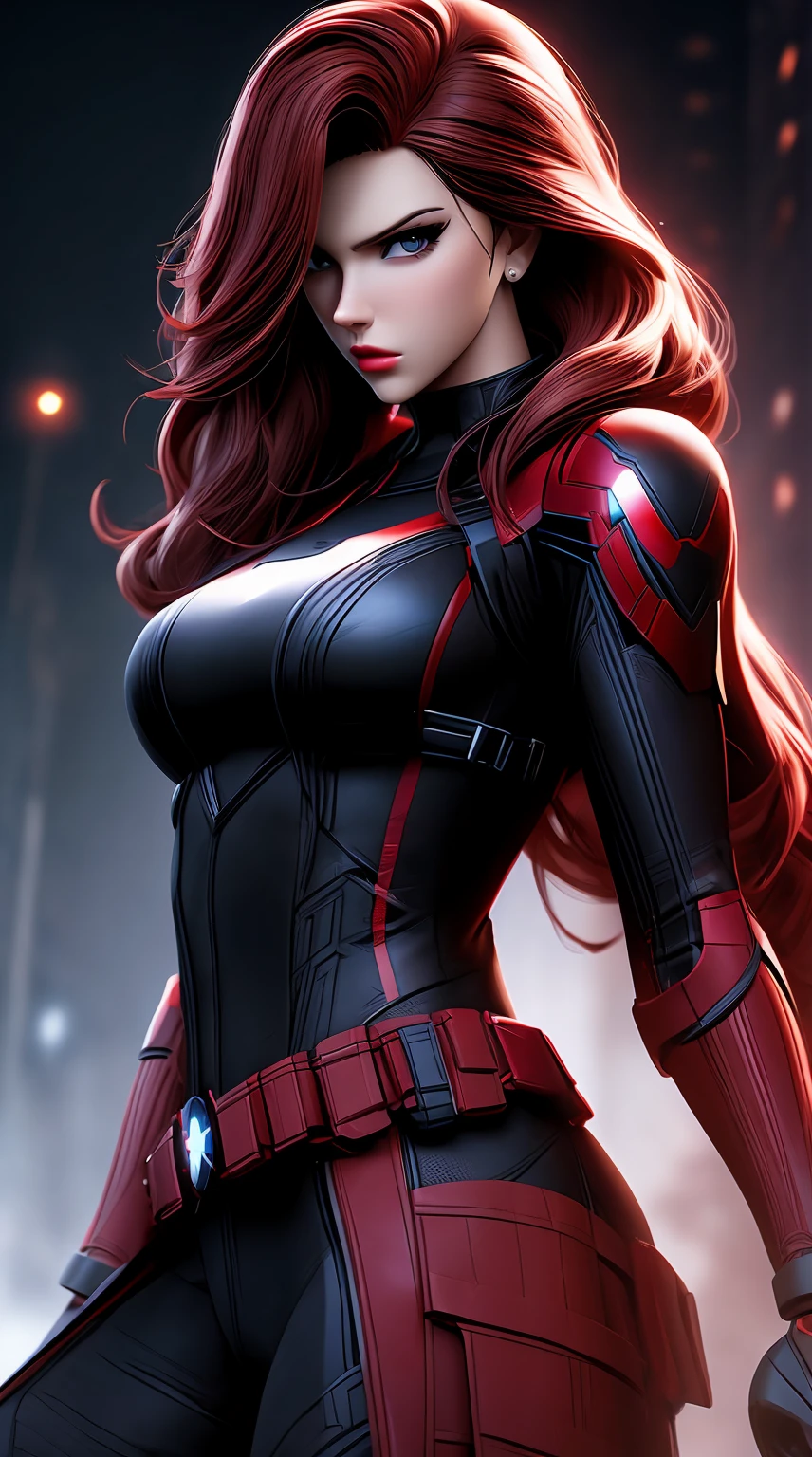 Blackwidow, Marvel, disney render, promotional images, trending on character design, cgsociety 9, disney 2d animation still, 3 d animated movie, cgi animated, 🌺 cgsociety, promotional render, film art of character design, 3 d render official art, cgi animation