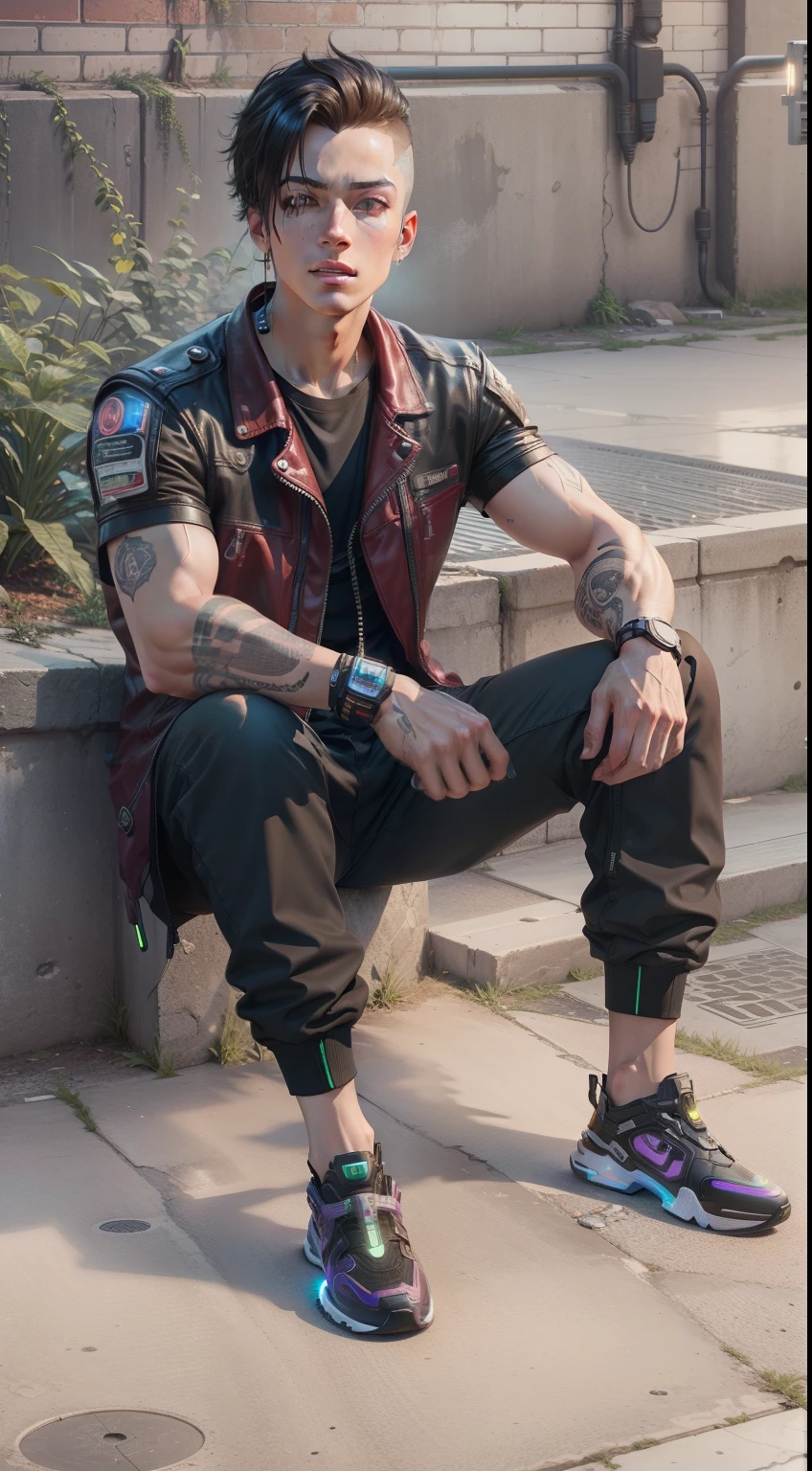 cyberpunk,smartboy,lighting realistic background,8k,u4