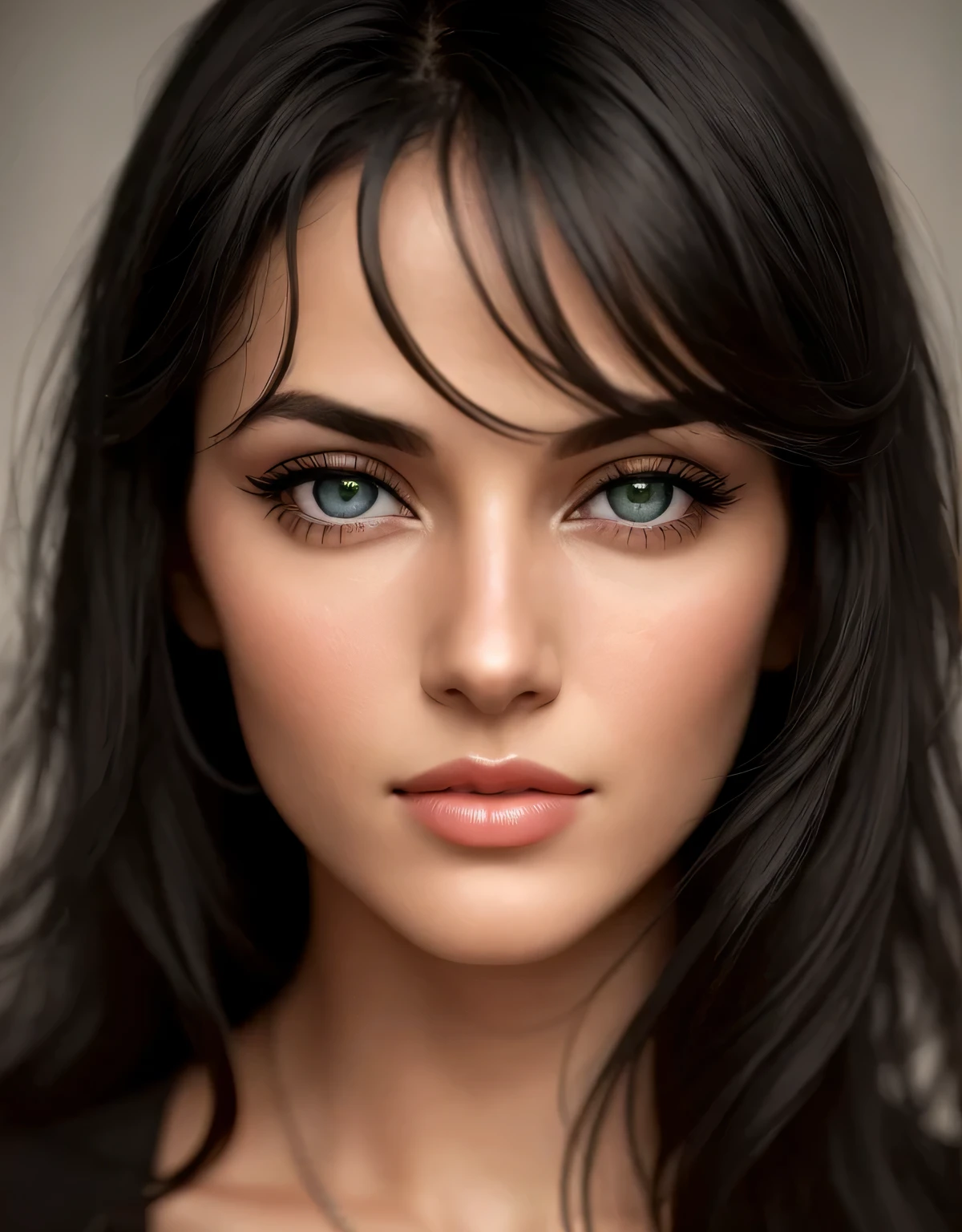 Masterpiece, absurdres,award winning photo, extremely detailed, amazing, fine detail, extremely detailed eyes and face, by lee jeffries nikon d850 film stock photograph 4 kodak portra 400 camera f1.6 lens rich colors hyper realistic lifelike texture dramatic lighting unrealengine trending on artstation cinestill 800 tungsten, beautiful itd_woman, black wavy hair, green eyes, tanned skin, perfect itd_face, perfect itd_body,Monica Belluci,
