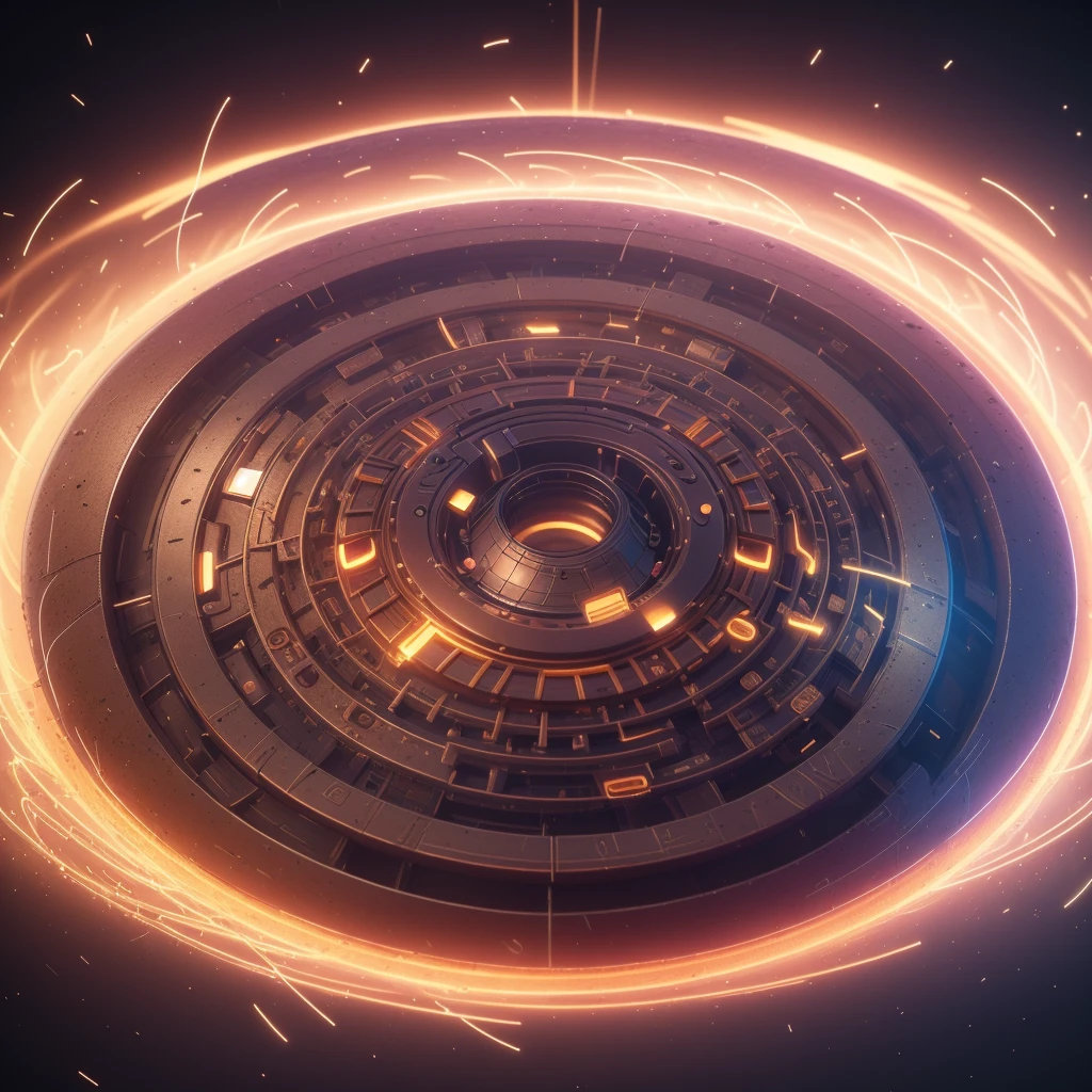 Close-up of a circular object with lots of sparks, 8 k hd wallpaperjpeg artifact, 8k hd wallpaperjpeg artifact, Greg Rutkowski. Octane Render, DMT images. Octane Render, Cinema 4D Cinematic Rendering, intricate artwork. Octane Render, Greg Rutkowski Octane Render, beeple. Octane Render, amazing Octane Render