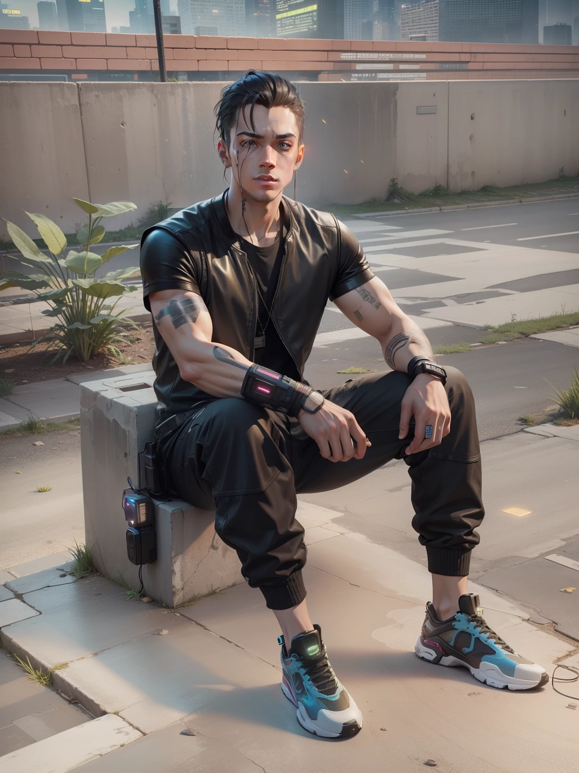 cyberpunk,smartboy,lighting realistic background,8k,u4