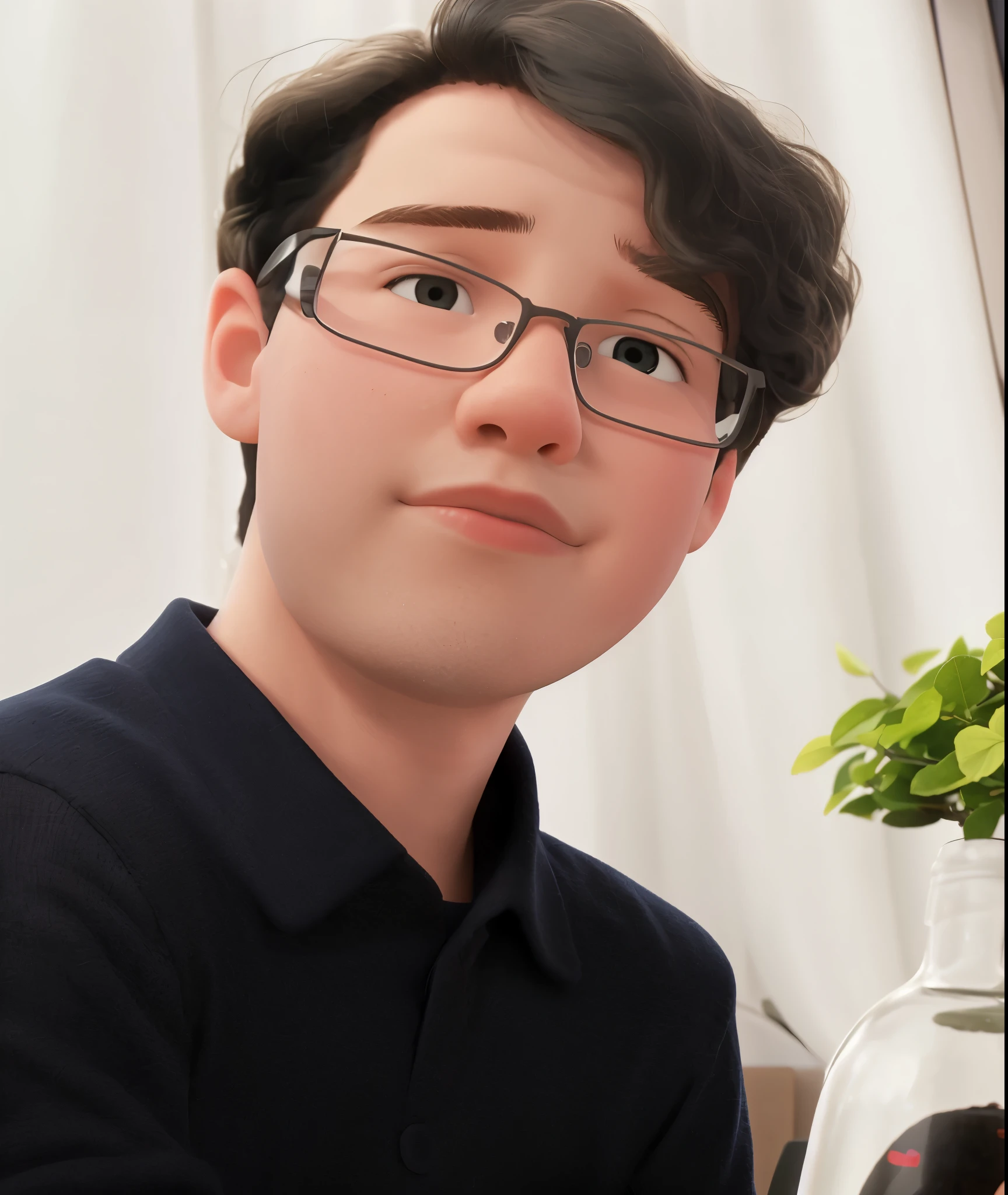 boy sitting at table,Holding a bottle of wine and a bottle of water, years, tommy 1 6 yeTaken in the early 2020s, Taken in the late 2010s, Unfinalized printing for two years 2000, Full body portrait fixed bottle, Teenage boy with curly hair