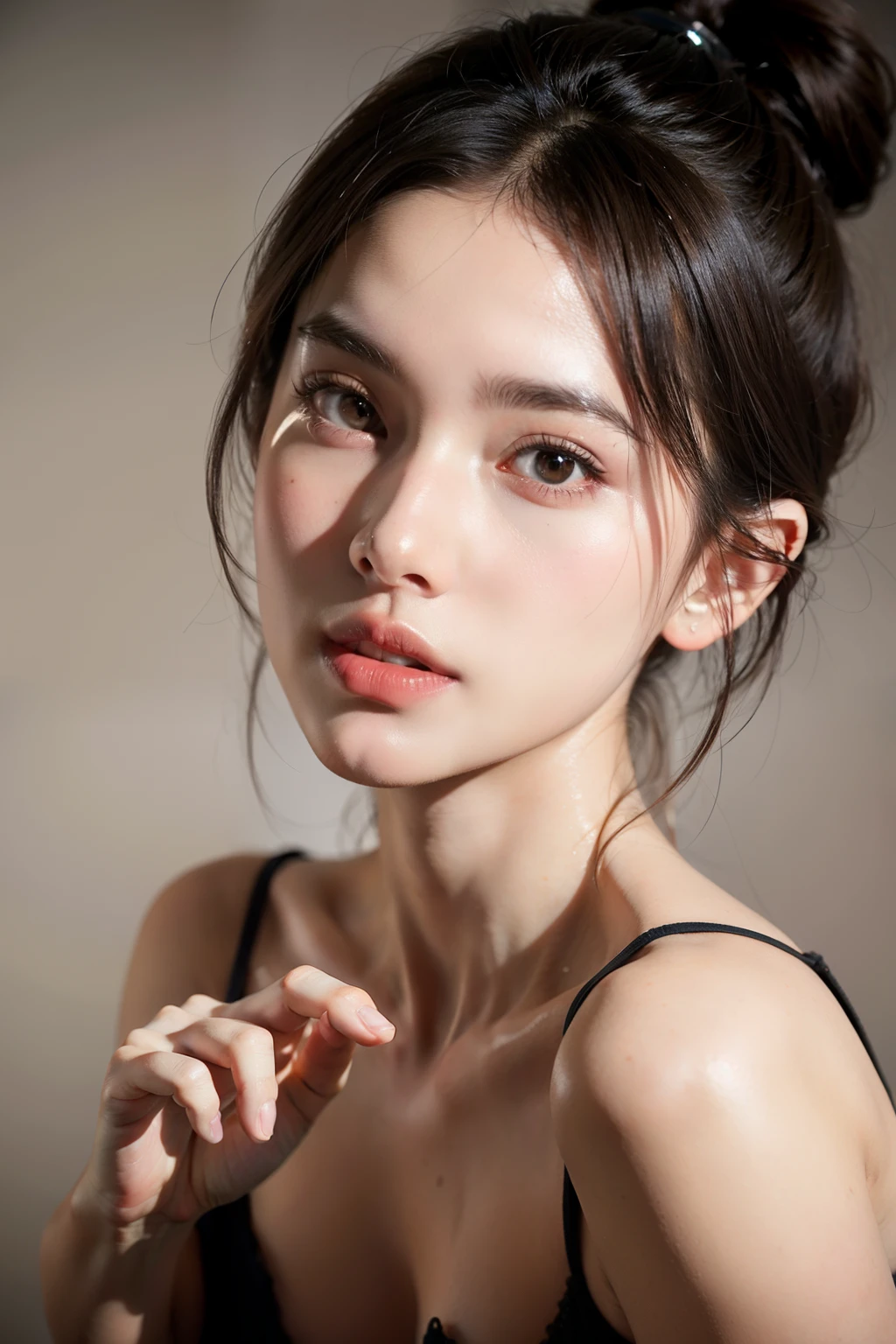 Master parts, photograph of-realistic, 8000, Bust Up Shot, ultra - detailed, Real, Elegant and beautiful white woman for 20 years, Hairstyles and vintage clothing, Imagine an intricate Greek goddess,The is very detailed, (theperfectappearance:1.4)