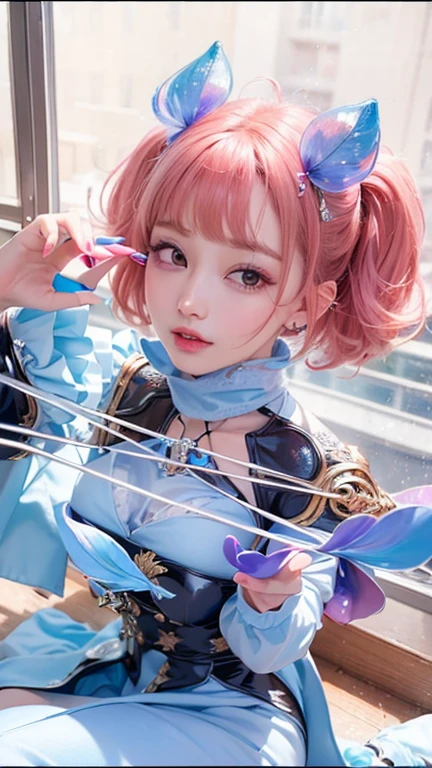 (8k, RAW photo, photorealistic:1.25) ,( lipgloss, eyelashes, glosace, glossy skin, best quality, ultra highres, depth of field, chromatic aberration, caustics, Broad lighting, natural shading,Kpop idol) looking at viewer with a serene and goddess-like happiness,