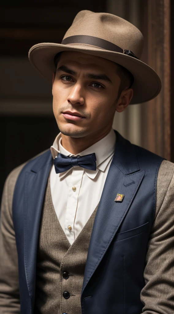 horse as a human in the peaky blinders style