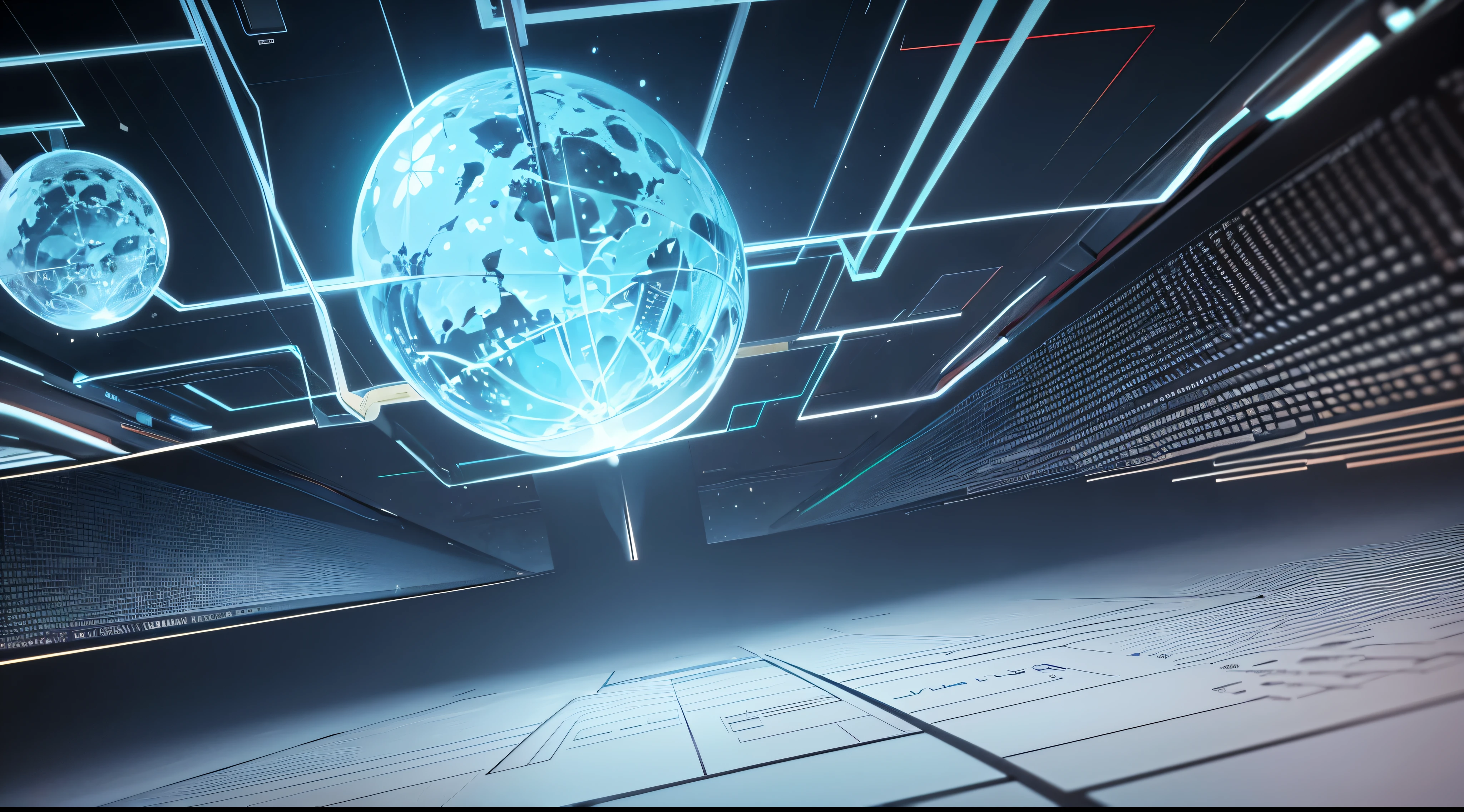 Engaging 3D visualization featuring stunning graphs、glinting