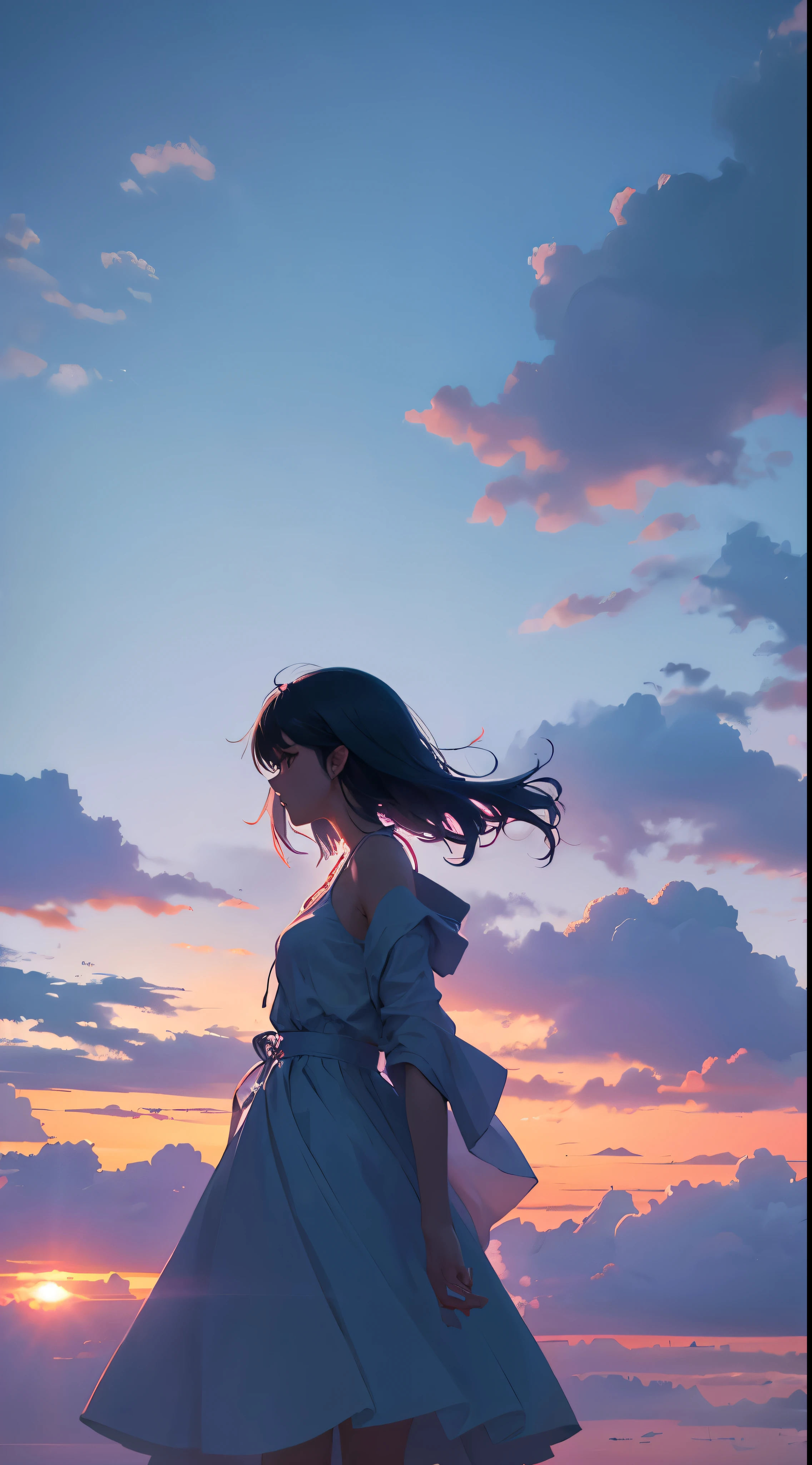 ethereal, magic, lofi, sky, beautiful colors, atmospheric, cinematic