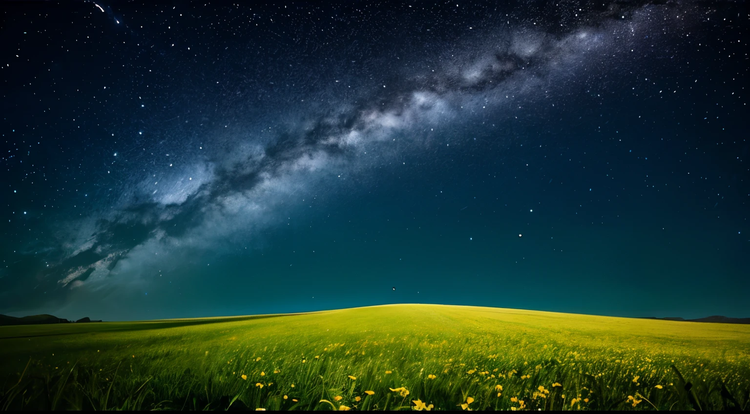Starlight illuminates the dark ground、Green steppe、Dimming screen