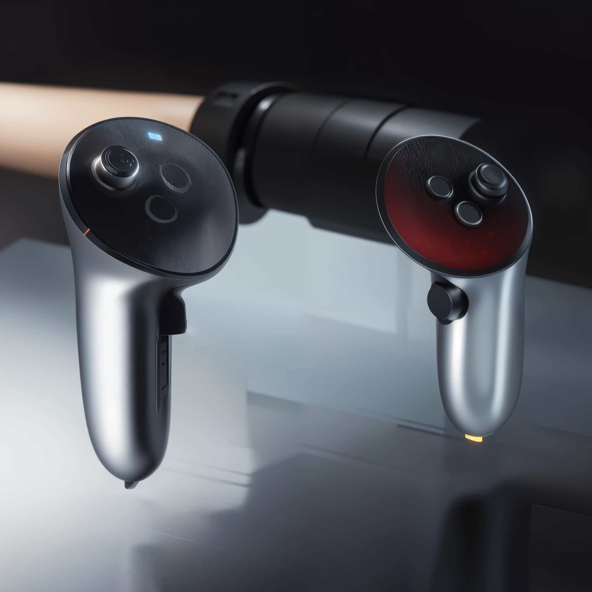 Imeromin style, Gamepad, filigrees, purity, UE 5, computer render, minimalist, Rendered by Octane, 4K
(Best quality at best,4K,8K,A high resolution,tmasterpiece:1.2),ultra - detailed,(actual,photoactual,photo-actual:1.37), HighDynamicRange, hyper HD, Studio lighting, Ultra-fine painting, Focus sharp, physically-based renderingt, Extremely detailed description, professional, Vibrant colors, bokeh, sporty attire, The landscape, terror, jpn, sci-fy, photography of, Concept artist, Vibrant colors, gentlesoftlighting.
A 4K high-quality picture with an Imeromin style theme,Rendering style UE 5 rendering computer,Rendered by Octane。There is a game in the center of the screen,The handle is inlaid with exquisite pattern carvings。The whole picture is full of modernity and contemporary feeling,Demonstrate a sense of purity and simplicity。Fine processing of picture details,Very real,and uses HighDynamicRange technology,bringing images to life。Vibrant colors生动,Soft and comfortable lighting。ao mesmo tempo,This painting is full of poetry,A way of expressing poetry and a unique artistic style。