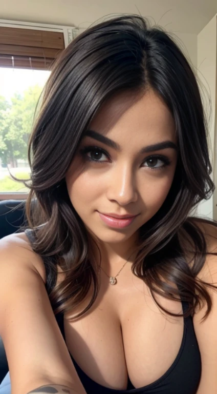 totalmente desnuda, tetas enormes