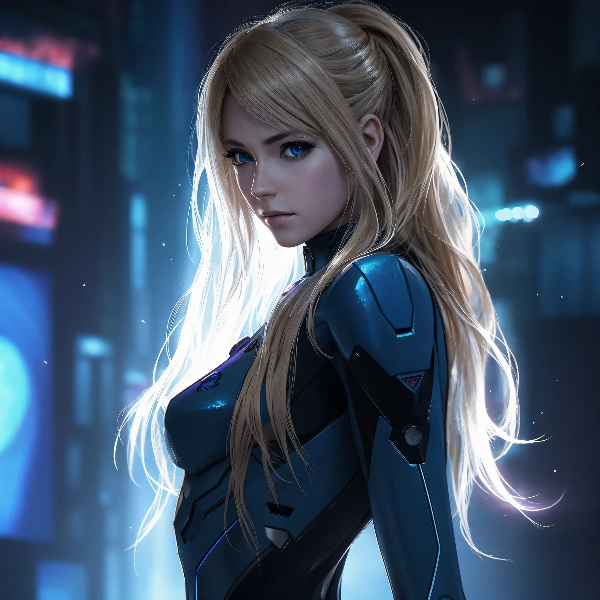 anime girl dans un costume futuriste posant pour une photo, Portrait de la belle Samus Aran, samus aran fanart, zero suit samus, Extremely detailed artgerm, model ig | Artgerm, mignon fille cyborg, Artgerm JSC, drawn in the style of artgerm, Digital Cyberpunk Anime Art, Style Artgerm, Smooth Digital Concept Art