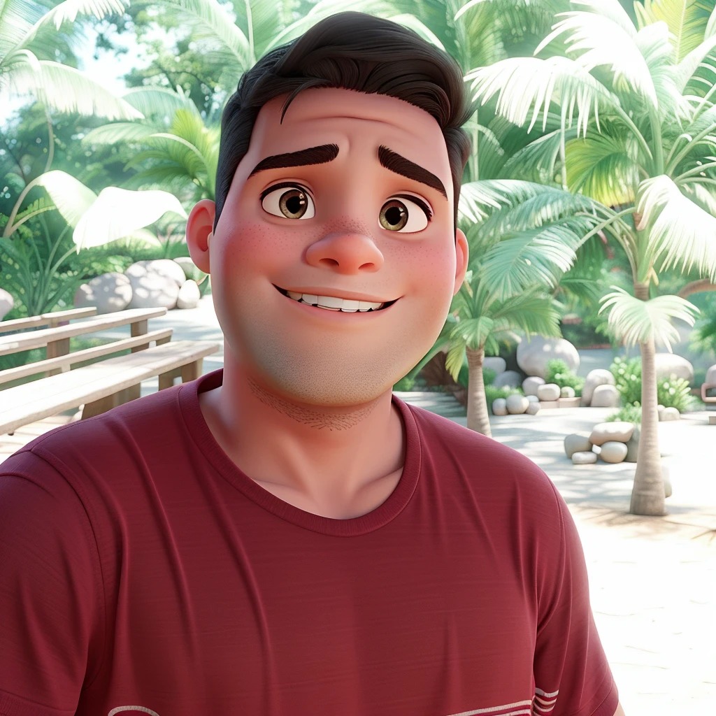 Um jovem estilo disney pixar, alta qualidade, melhor qualidade