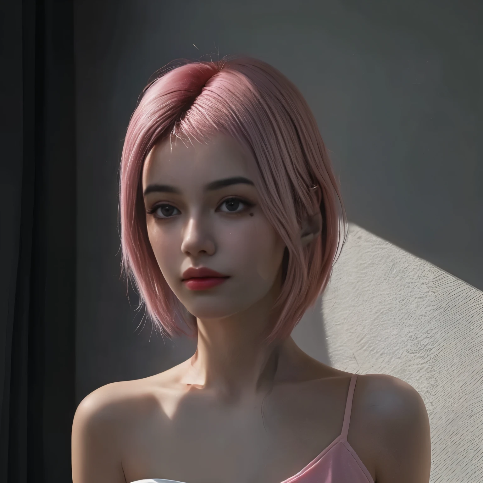 Pink hair