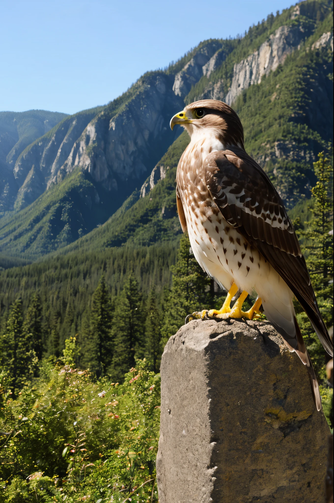 A talented hawk hides its claws
