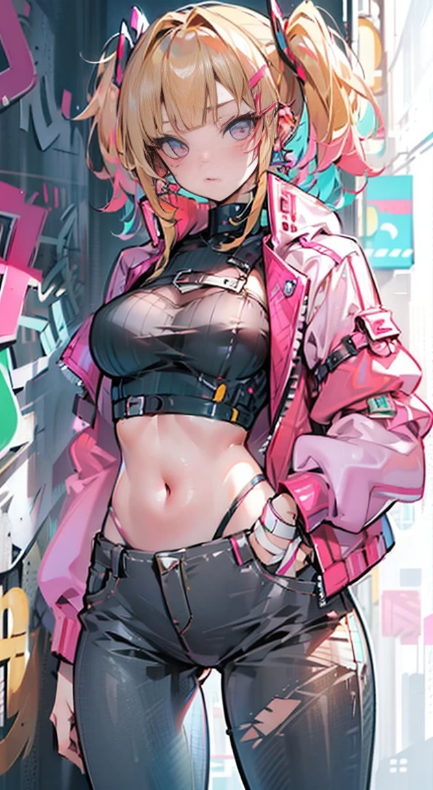 "(ultra-detailed CG illustration), best quality, masterpiece, dreamlike, beautiful, futuristic, neo city vibe, neon lights, night, high saturation, (1 girl with pink hair:1.3), (dancing:1.1), (K-pop:1.1) stylish, sexy, (sfw, appropriate for all ages), (Nicole Demara (zzz): 1.2)."