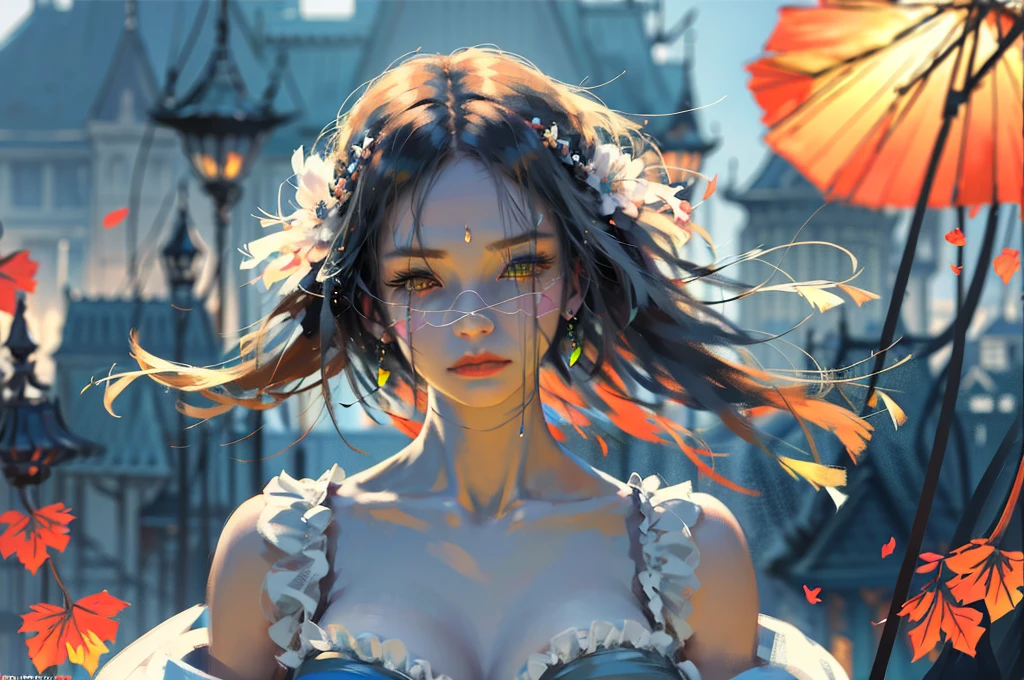 (​masterpiece、top-quality、top-quality、Detailed and complex、Official art、Beautifully Aesthetic:1.3)、(1girl in:1.3)、(Fractal Art:1.3)、colourfull、Vivid、Victorian costume, see through, , best quality,ultra high res,, floating flowers, floating hairs, (shining), best lighting, best shadow, blurry background, Crepuscular rays, foggy, ((rim light)),, pastel color, warm light,The overall effect is one of timeless elegance and grace,Super detailed, heterochromia,masterpiece, best quality, {best quality}, {{masterpiece}}, {highreocus, anime style, girl design anime image, red lips, jewelry,earrings, see through, , best quality,ultra high res,, floating flowers, floating hairs, (shining), best lighting, best shadow, blurry background, Crepuscular rays, foggy, ((rim light)),, pastel color, warm light,The overall effect is one of timeless elegance and grace,Super detailed, heterochromia,masterpiece, best quality, {best quality}, {{masterpiece}}, {highres}, focus, anime style, girl design anime image, pastel color, warm colors, long hair, past shoulder hair length