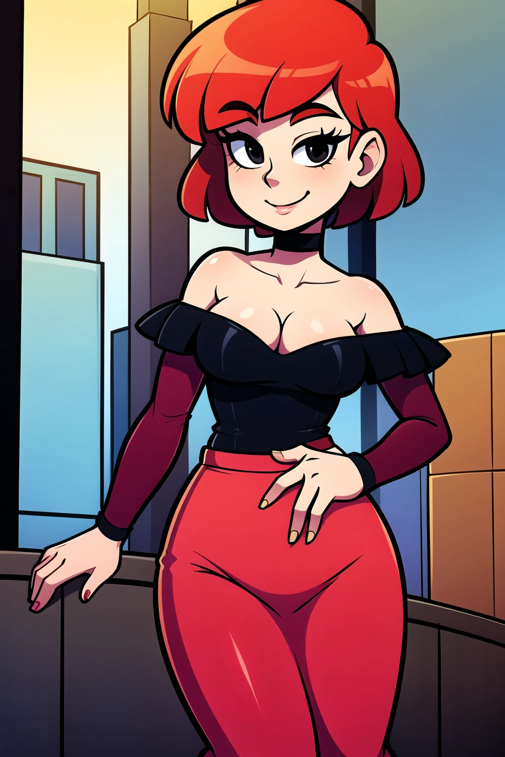 A Busty Red-Haired Milf