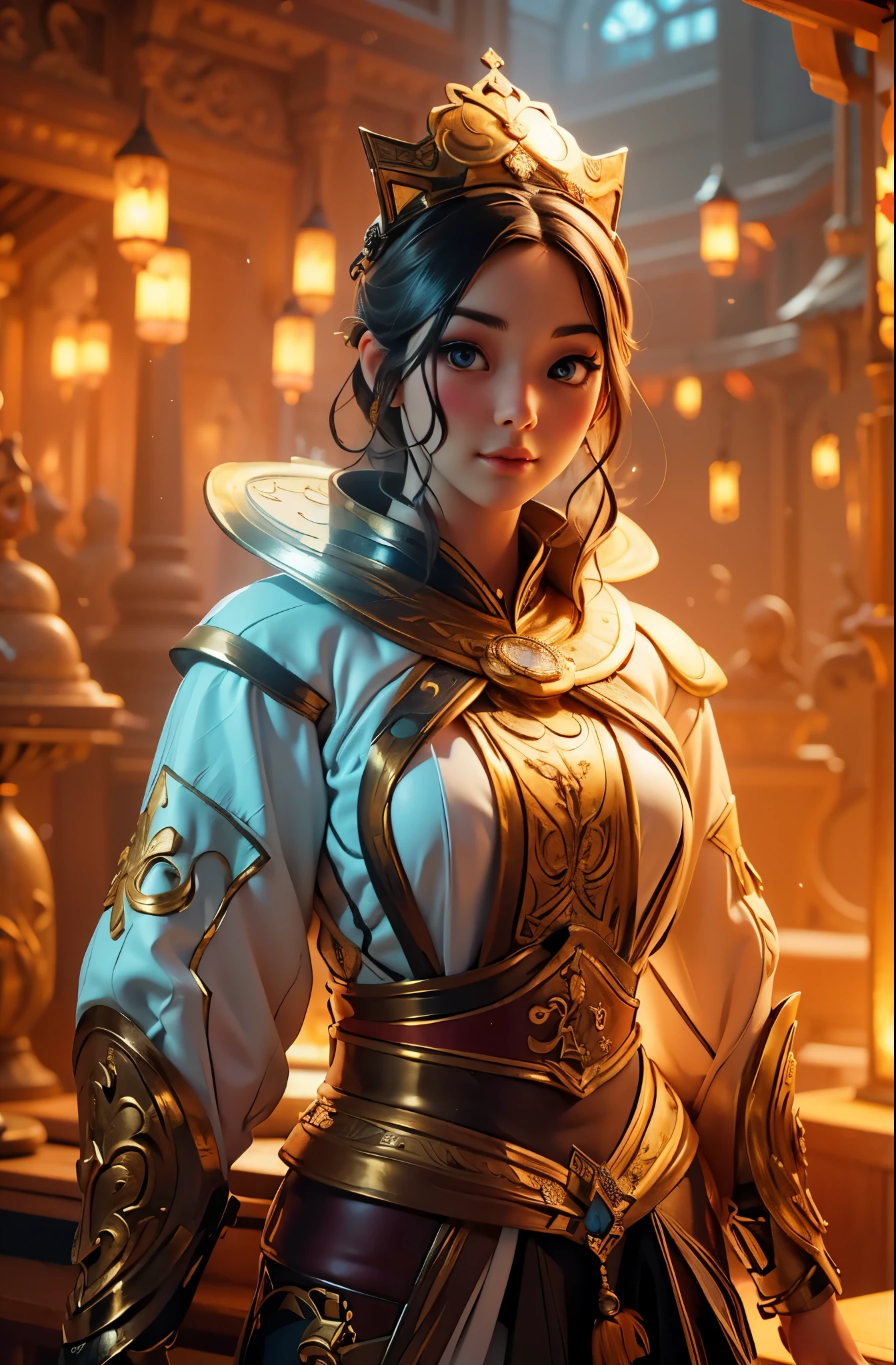 ((Best Quality)), ((Masterpiece)), (Very Detailed:1.3), (photorealistic:1.4), Mongolian Elements Gallery Lots of details Steam age, time, space, magic, fantasy, costume beauty, beautiful woman with perfect figure, double eyelids, metal