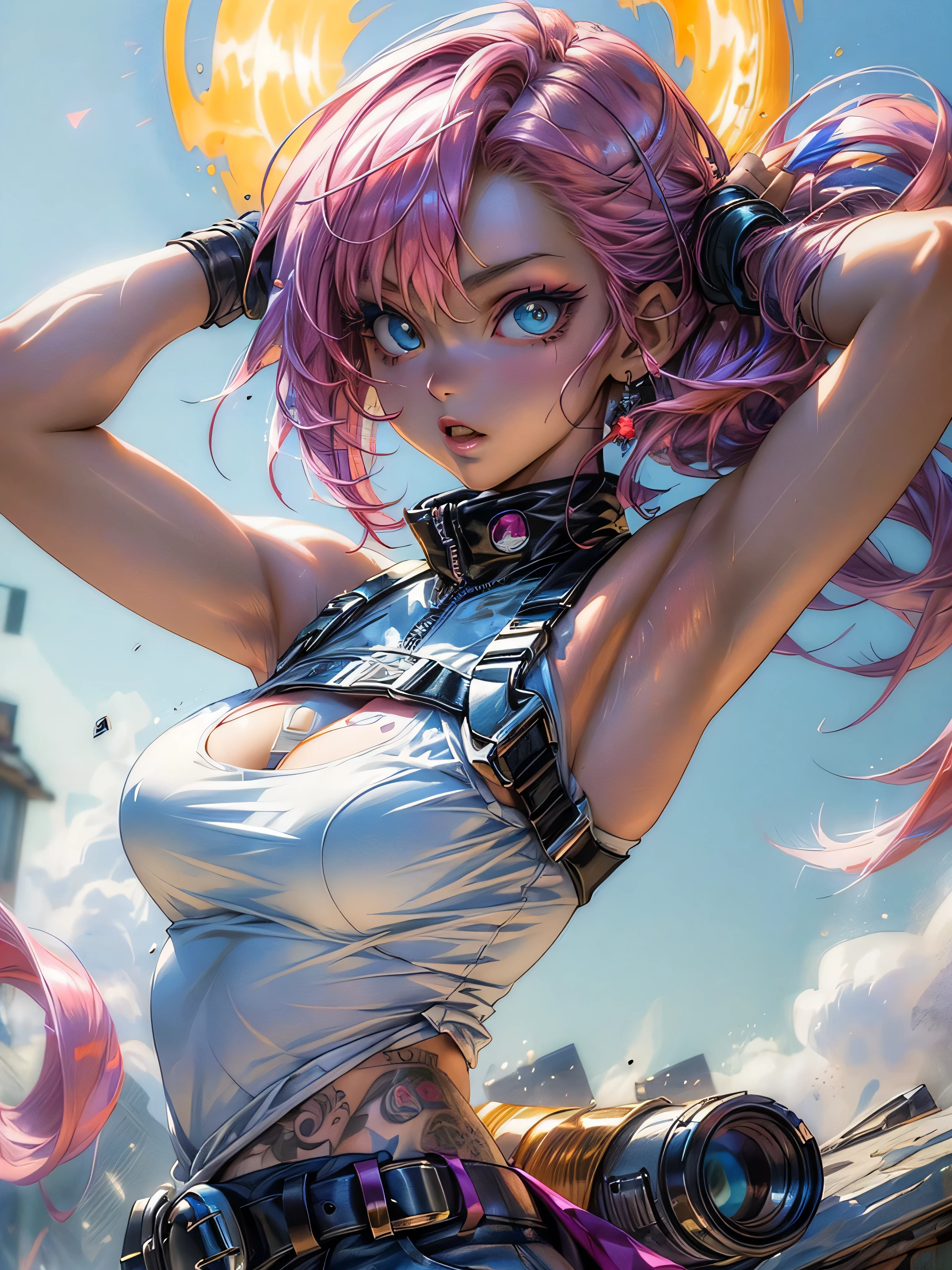 (NSFW parts submission" NSFW magazine cover:1.8), (hard sex original missionary sex pose showcasing uncovered perfect vagina with 2 legs largly spread open in the air submission:1.8)((sex showcasing obsession with 2 legs in the air, for woman in pink hair upshirt showcasing parts with perfect 2hands:1.8))(pov upshirt NSFW, award-winning image),Magnet, love, (beautiful and light background:1.1), highly detailed eyes, Opened underwear, Lace, latex, pink, PURPLE, Like, blue, Yellow, lavender hair, piercings, Magnet, love, Ultra detailed hair, head -artwork, best quality, high quality, high resolution, detail enhancement, ((The most beautiful picture in the world)),(upshirt showcasing parts with perfect 2hands:1.8),couple scene, tiny tits hided to viewer ((viewer is a man not seen in frame, man's jeans only with perfect viewer anatomy position, Supergirl sitting andupshirt on the viewer : FPV:1.1))], hard NSFW, sex, woman showing undershirt parts, rockstar style, supergirl bra, supergirl stylized golden belt buckle, in sex intercourse, jack-o-pose in legs largly spread on furniture ((2 perfect hands on body only)(perfect vagina and dark skin ass: 1.2)(2 perfect hands only with 5 numbers only:1.1)), outdoor terrace, image shot on outdoor patio furniture, ,masterpiece, best quality, high quality, high resolution, detail enhancement, ((The Most Beautiful Picture), Illustration by Stjepan Sejic, art by J. Scott Campbell, Artist Guillem March, Drawing by Citemer Liu, 4k, high resolution, high quality detail, style::2.0 cartoon illustration style