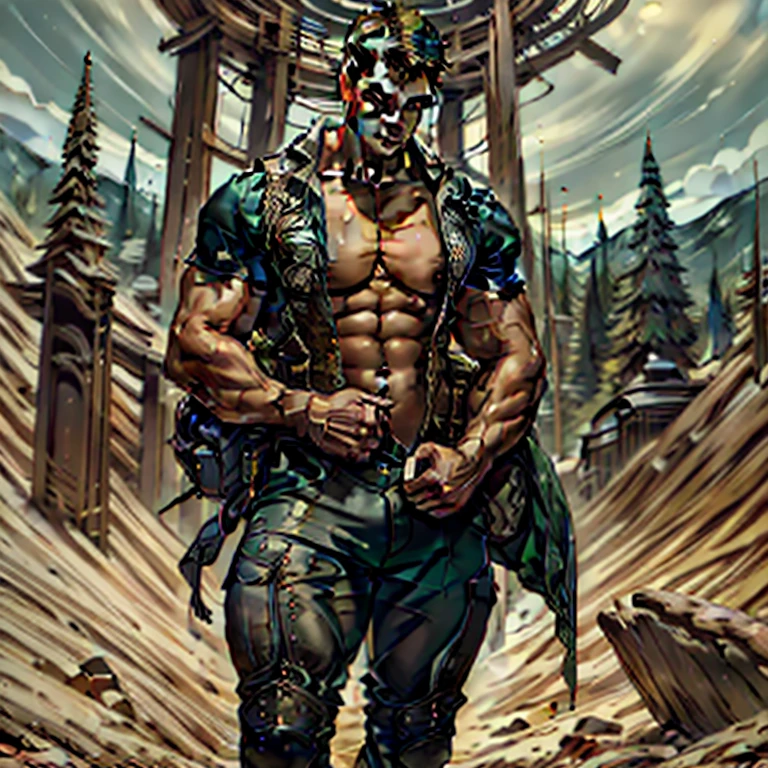 young muscles, delgados, realistas y detallados, camisa, sin pantalones, descalzo, splendid, man walking on a trail through the mountains, T-shirt design, Streetwear design, pro vector, Complete design, VINTAGE WHITE BACKGROUND MOUNTAIN, perfect composition, beautiful detailed intricate insanely detailed octane render trending on artstation, 8 k artistic photography, Arte conceptual fotorrealista, soft natural volumetric cinematic perfect light, claroscuro, rewarded photography, obra maestra, oil on canvas, Raphael, Caravaggio, Greg Rutkowski, Beeple, Beksinski, Giger,