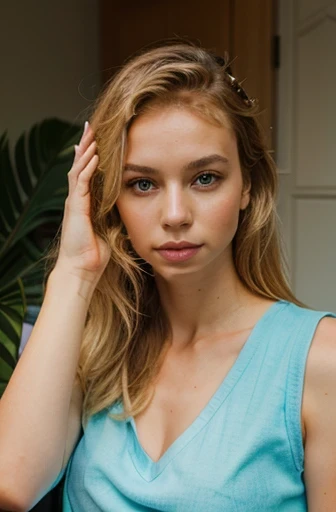 European woman, ultra high resolution, Blonde hair,