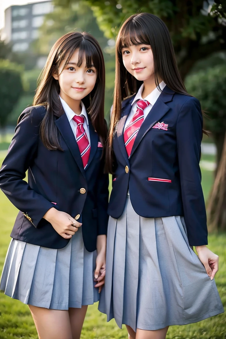  girls、uniform、Panty shot