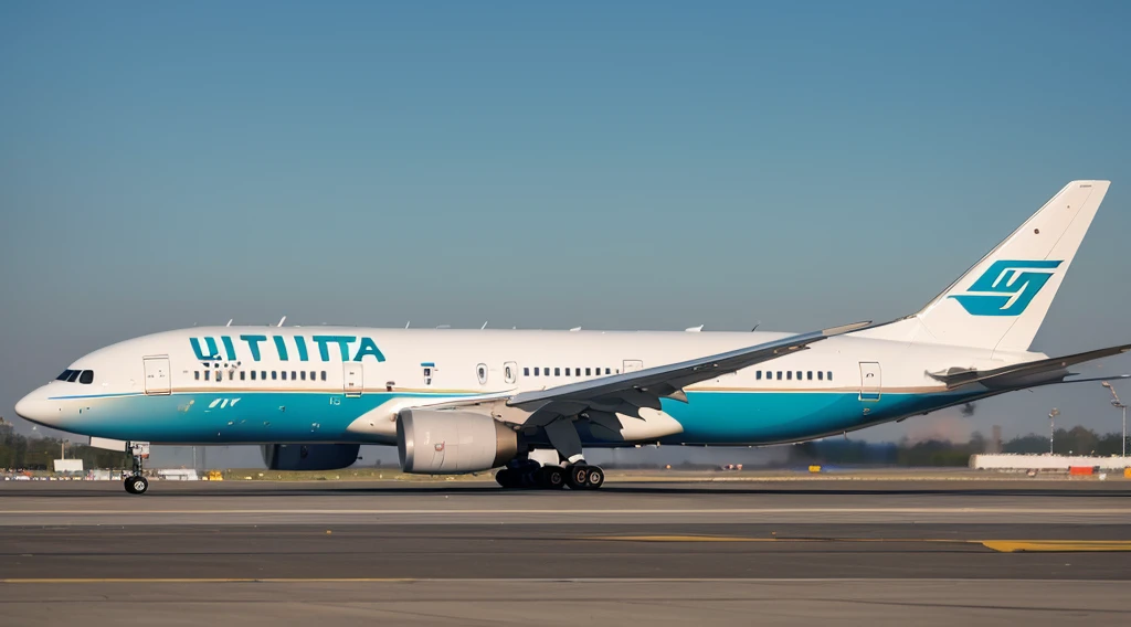 Jet airliner、BOEING777、(((ultra best quality, masterpiece))), (((ighly detailed)))