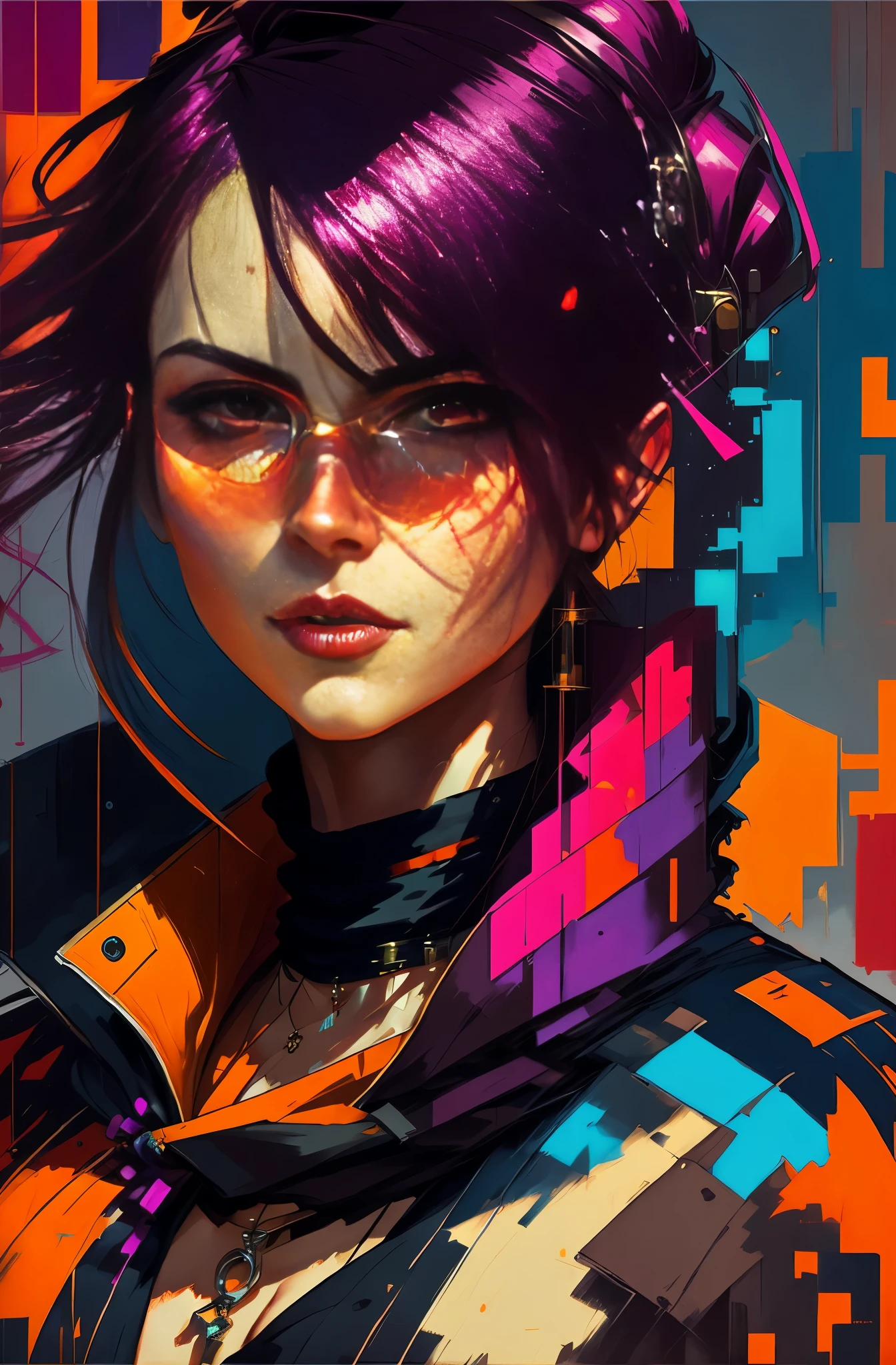 poster of warrior princess| standing on hill |centered| key visual| intricate| highly detailed| breathtaking| precise lineart| vibrant| panoramic| cinematic| Carne Griffiths| Conrad Roset --auto --s2