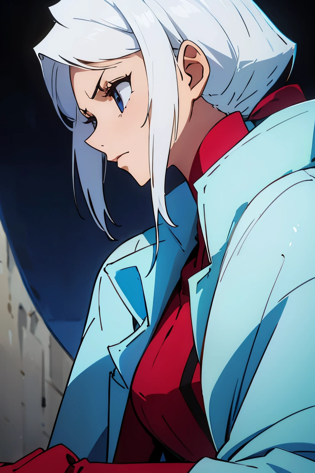soldiers girl with ers old profile white hair straight guns a cool chill out Skinny small tits
