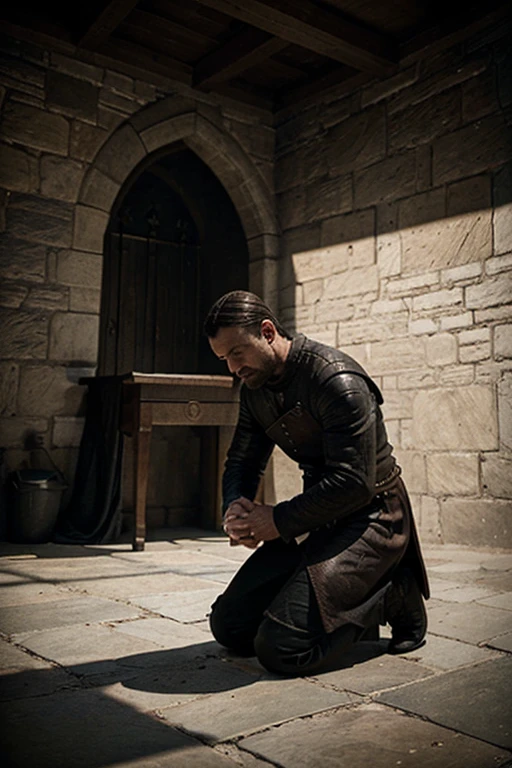 man on his knees being beheaded in Westeros, Aesthetics games of throne