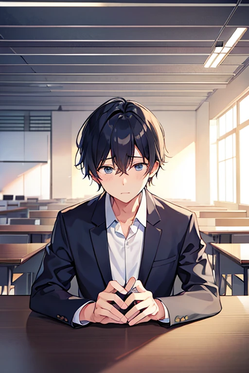 businessman、s Office、male people、Grieving、hopelessness