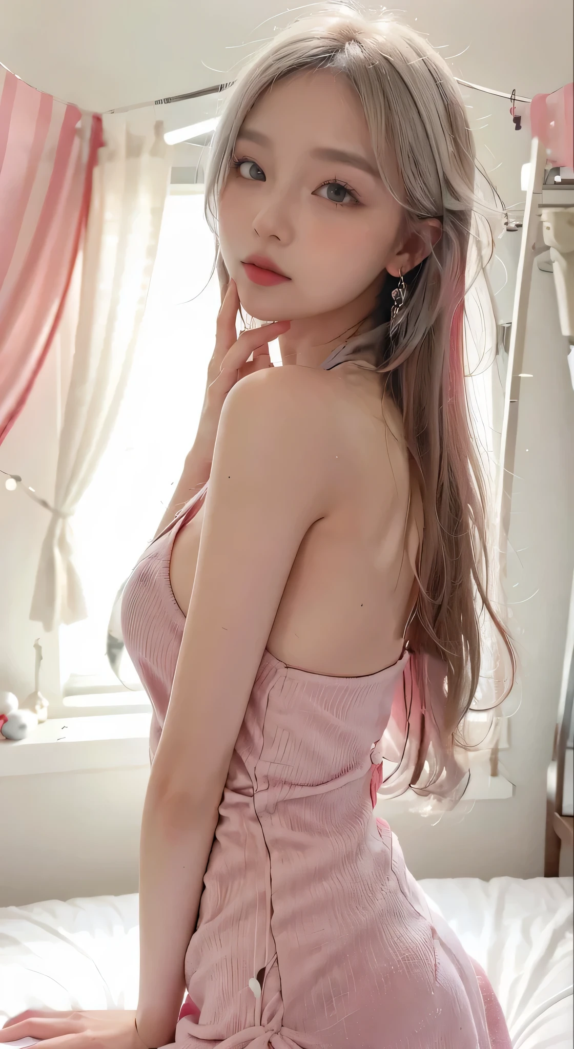 Feels natural without discomfort、Match hair color、wide hair