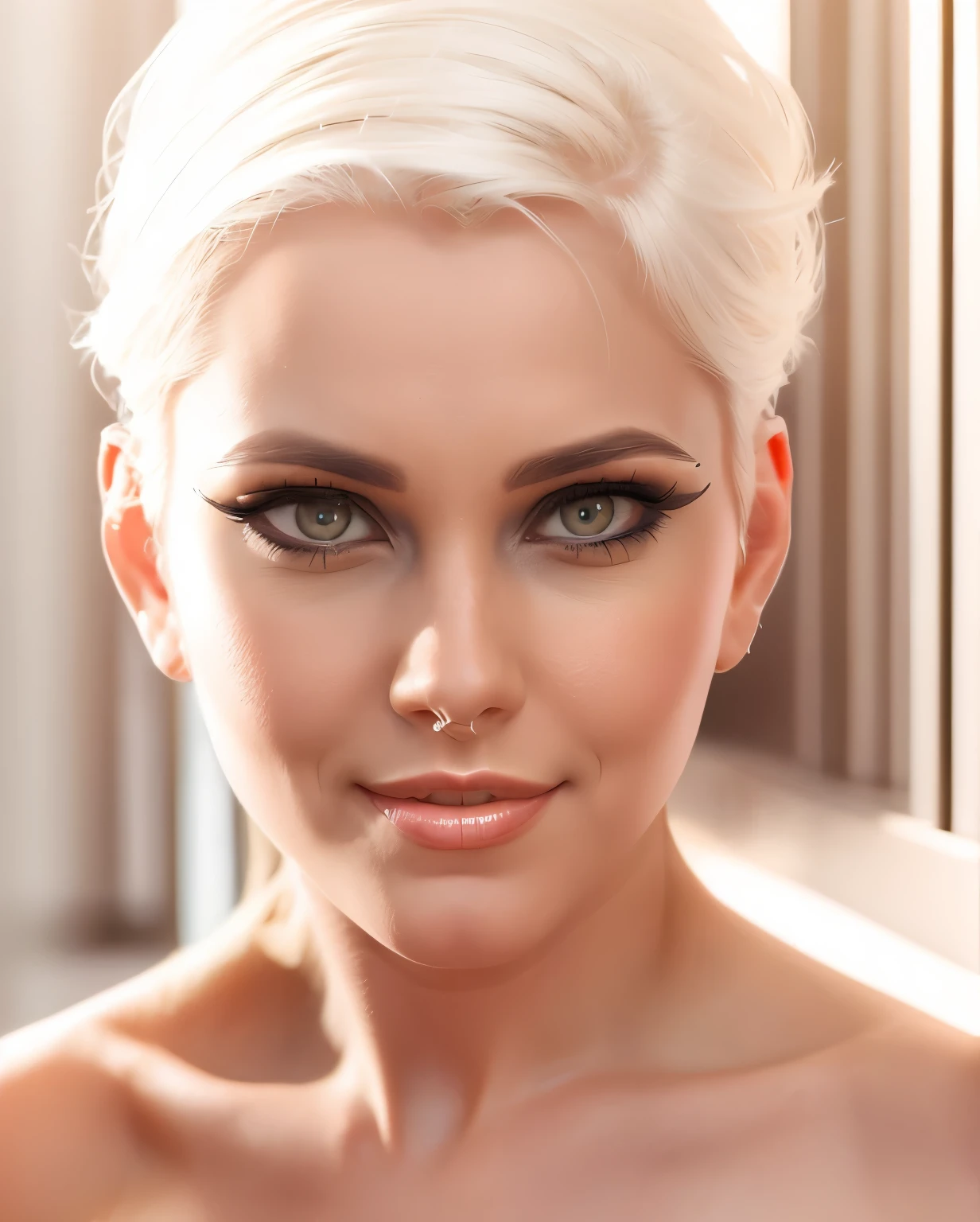 there is a woman with a white hair and yellow eyes, with very highly detailed face, pointed face and grey eyes, 8k highly detailed face, character close up, accurate detailed face, detailed and realistic face, highly_detailed_face!!!, realistically rendered face, face is highly detailed, highly detailed realistic face, detailed realistic face, ealistic shaded perfect face,