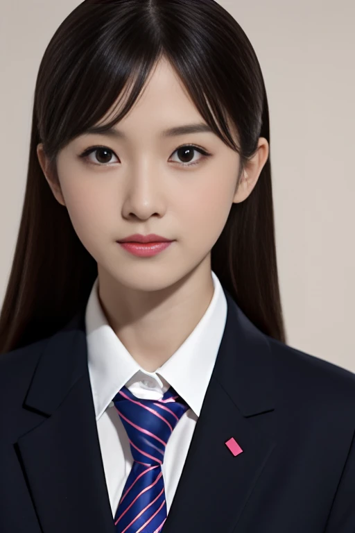 Japanese、Dance Club、11 year oldＸ１A beautiful 11-year-old Japanese woman with a long, slender face and jet-black eyes, jet-black hair in a long ponytail, and a neat, polite, and mature appearance, with small breasts and a slender figure.、bra very、low angles、Blazer Uniform、