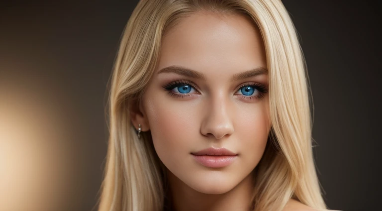 "(best quality,4k,8k,highres,masterpiece:1.2),ultra-detailed,portrait,beautiful blonde 21-year-old model,gorgeous detailed eyes and lips,sweet and charming expression,55mm lens,studio lighting,highly detailed skin texture,medium-sized bust"