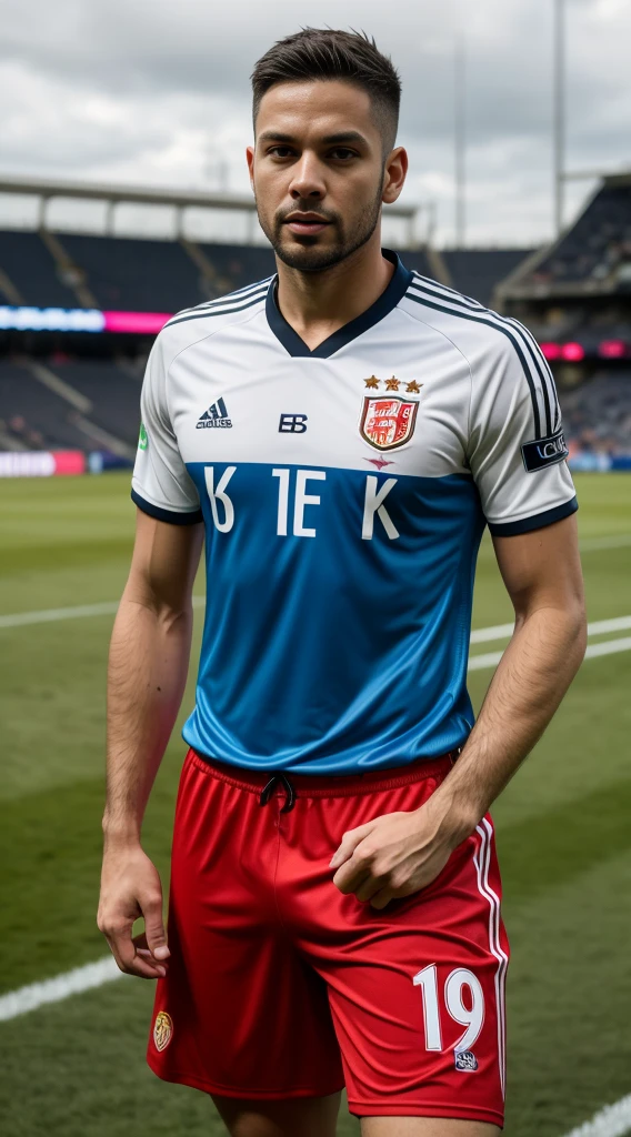 andrew tate in a soccer player style