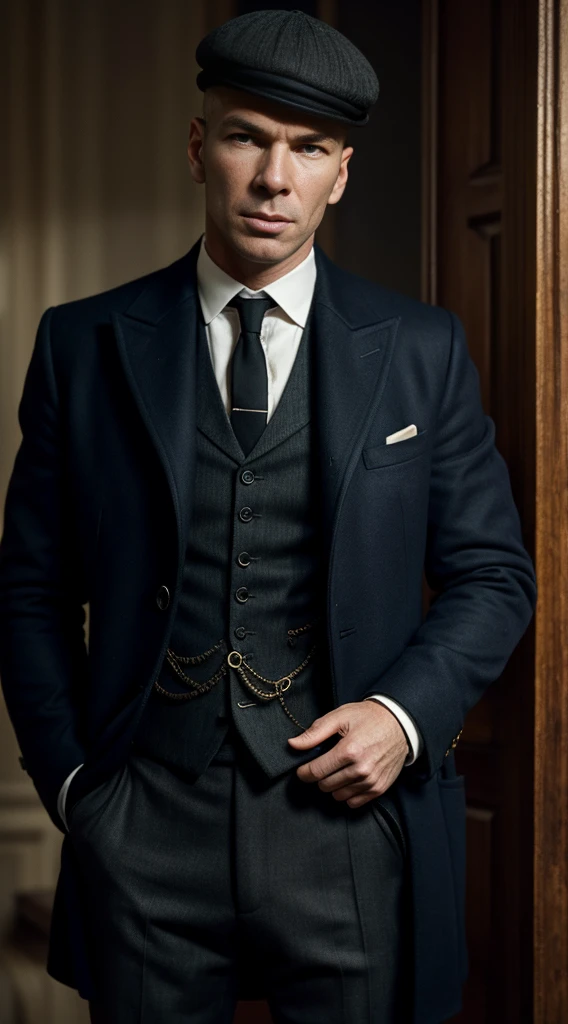 zinedine zidane in the peaky blinders style
