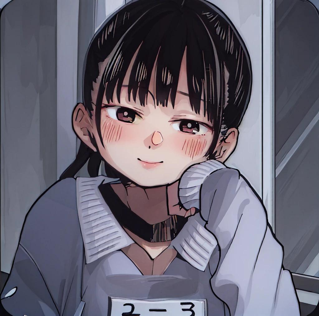 Double buns hair style, (masterpiece, top quality, best quality, official art, beautiful and aesthetic:1.2), (1girl:1.3), extreme detailed,(fractal art:1.3),colorful,highest detailed, cat, full black eyes, food on hand, small nose, small mouth
